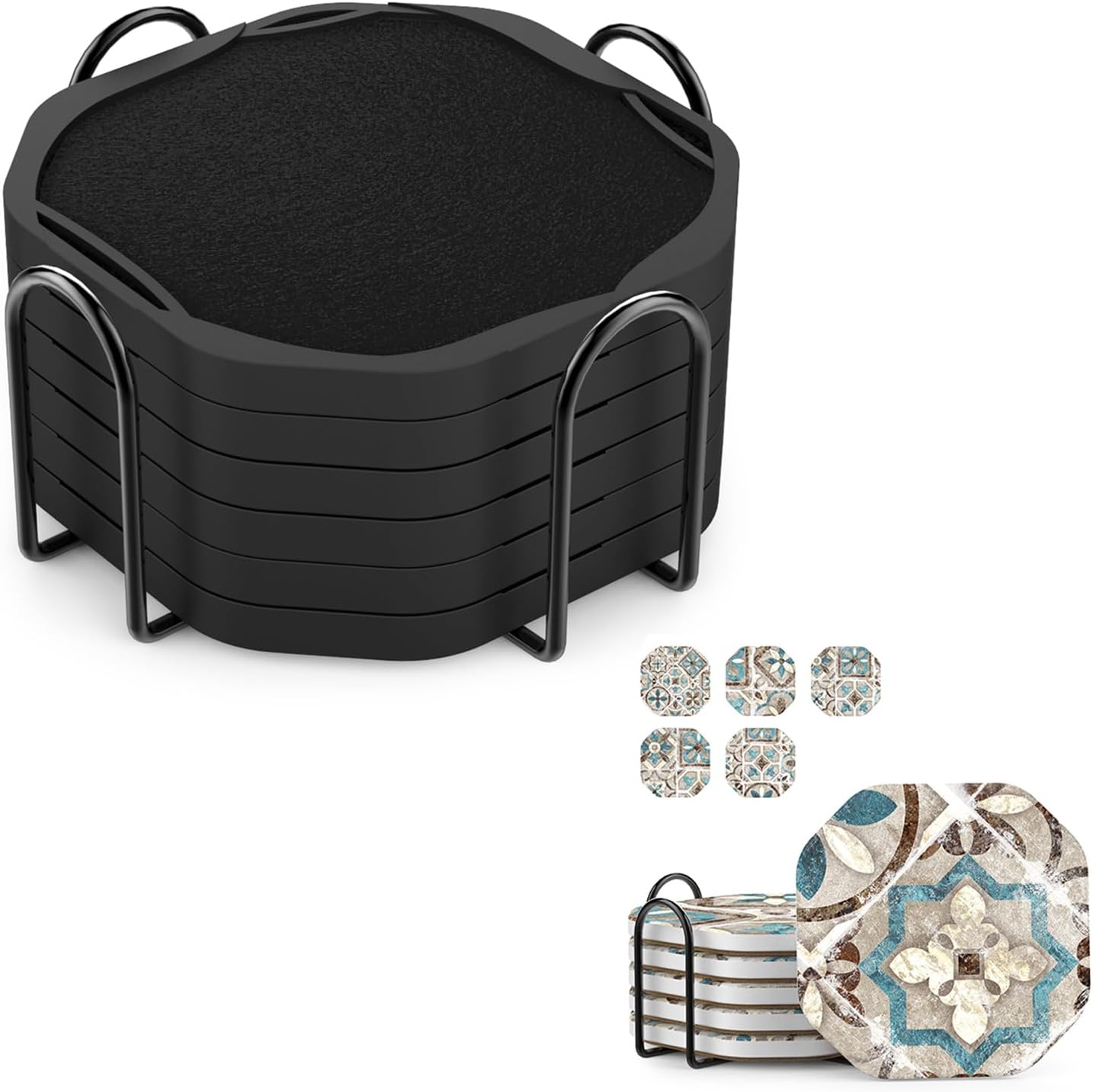 UMIRRO Drink Coasters, B0B35VX93N, B0BF4TM7SR