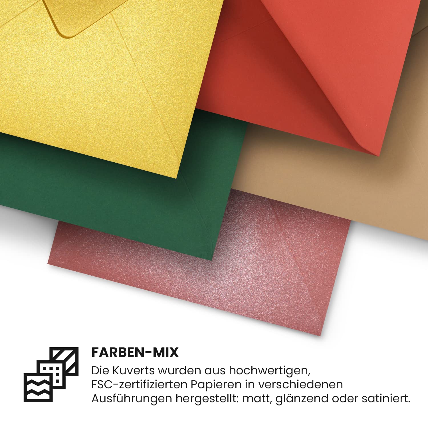 Netuno 25 motieven enveloppen Herfst DIN B6 12,5x17,5cm enveloppen set gekleurde enveloppen B6 kleurenmix pakket voor uitnodigingskaarten