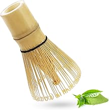 Matcha Besen,Bambus Matcha Whisk, Matcha-Schneebesen, Matcha Tea 100 Zinken zum Herstellen von Dickflüssigem Matcha-Schaum