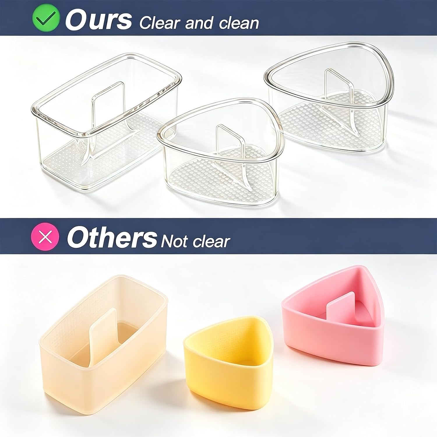 3PCS Clear Large Onigiri mold,Triangle Rice press Molds for Sushi, Musubi & Rice Balls – Non-Stick,BPA-Free,Hawaiian Musubi Maker, Sushi Mold for Bento Boxes and Lunches image 5