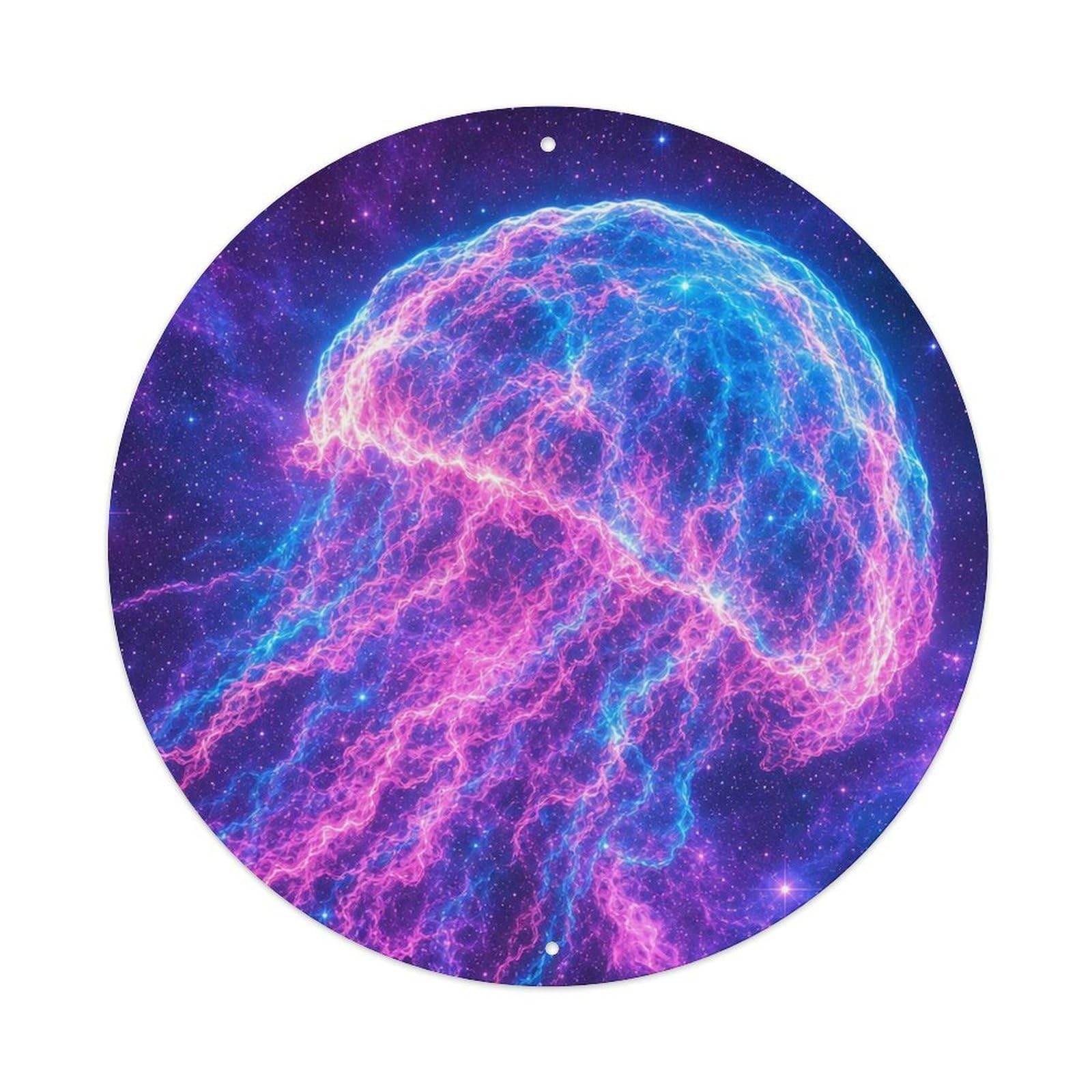 Okngb Style Celestial Sharpless 2 249 Nebula Cosmic Survey Science Metal Tin Sign Plaque Wall Decor For Cafe, Man Cave, Club Bar, Office, Home Garden Round Metal Poster 8X8inch