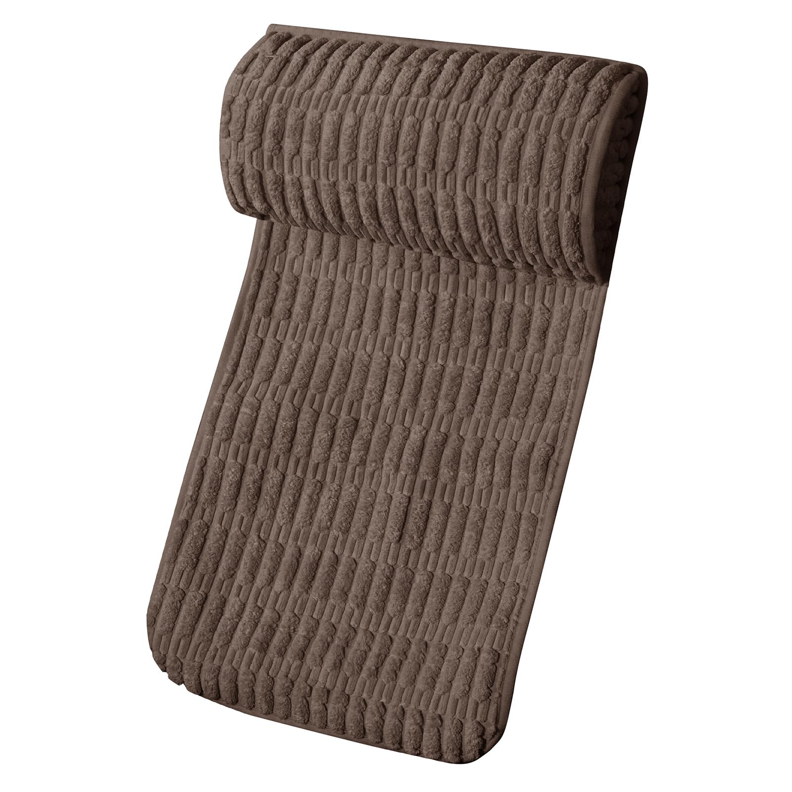 WdFour Headrest Memory Foam Pillow, Support Cushions for Neck, Back or Leg for Sofas, Recliners, Office Chairs, Massage Chairs for Neck Pain Relief and Cervical Support. (Brown, 13" Wx5.5 Lx3 D, 1PC)