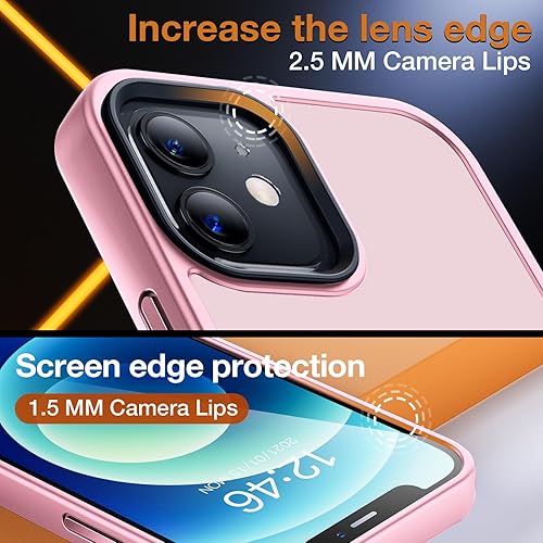 Miniatura 243 de Funda para iPhone 12, a prueba de golpes, para iPhone 12 Pro, protección contra caídas de grado militar, parte trasera dura, delgada, translúcida