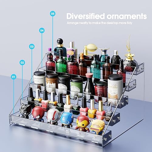 Miniatura 3 de Estante de exhibición de acrílico, soportes de exhibición de elevadores, organizador de perfumes, soporte para cupcakes, soporte de exhibición