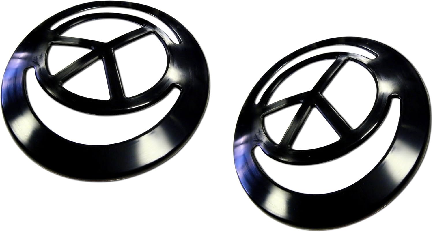 EmpireCovers ERPART Peace Sign Rear Taillight Tail Light Covers Compatible with VW Volkswagen Beetle BT5 98-05 1998-2005 TD1P