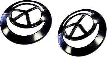 EmpireCovers ERPART Peace Sign Rear Taillight Tail Light Covers Compatible with VW Volkswagen Beetle BT5 98-05 1998-2005 TD1P