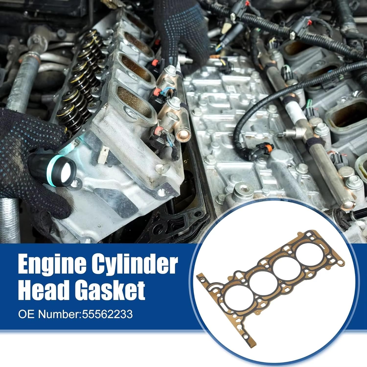 Junta estanqueidad tapa válvulas No.55562233 Junta De Culata Motor Para Chevy Para Cruze 1.4L 2011-2016