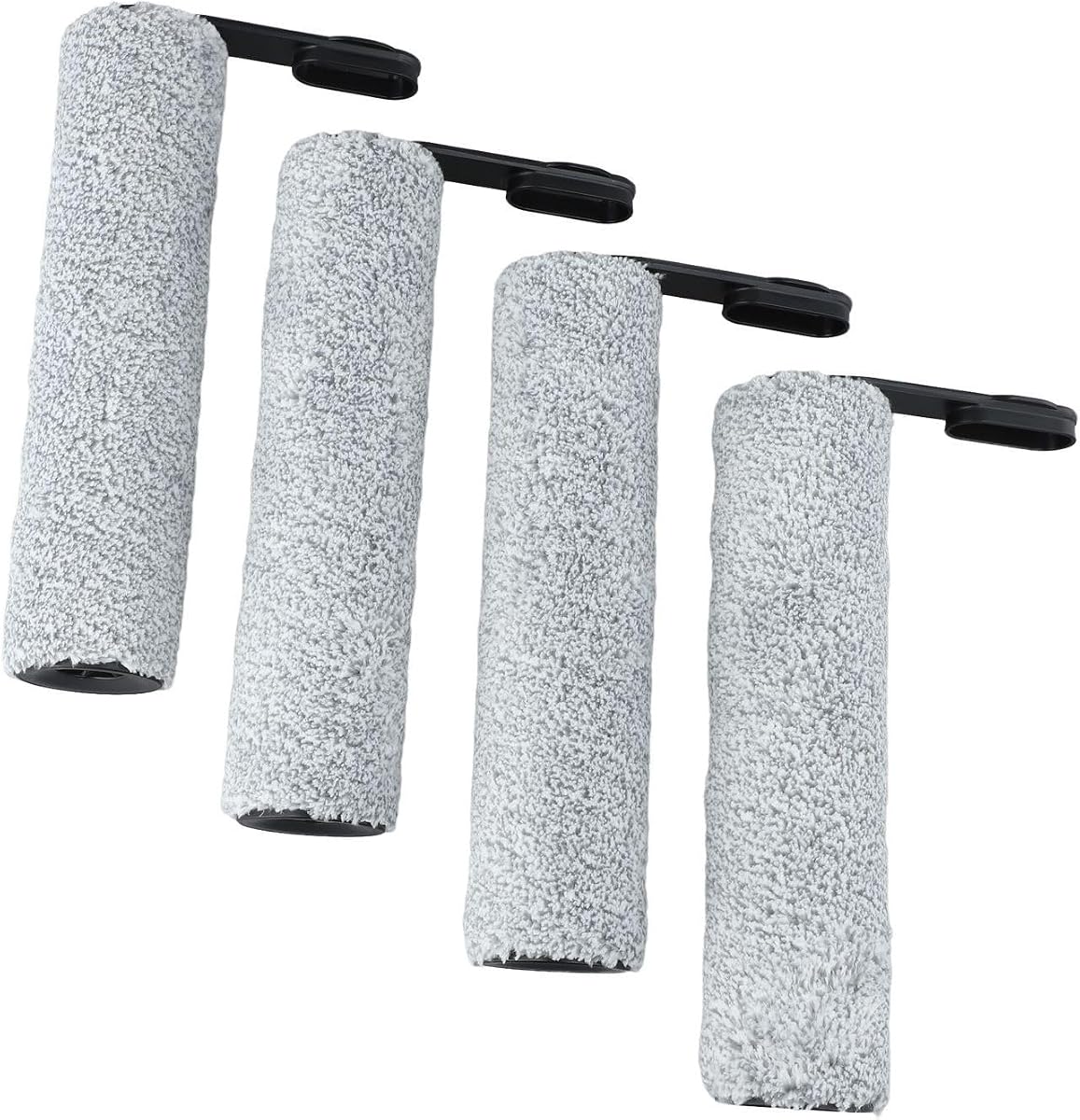 Reemplazo para cepillo giratorio, para Tineco, para Floor One S5 y S5 Pro, paquete de 4 cepillos giratorios, para piezas de aspiradora inalámbrica en seco y húmedo, gris