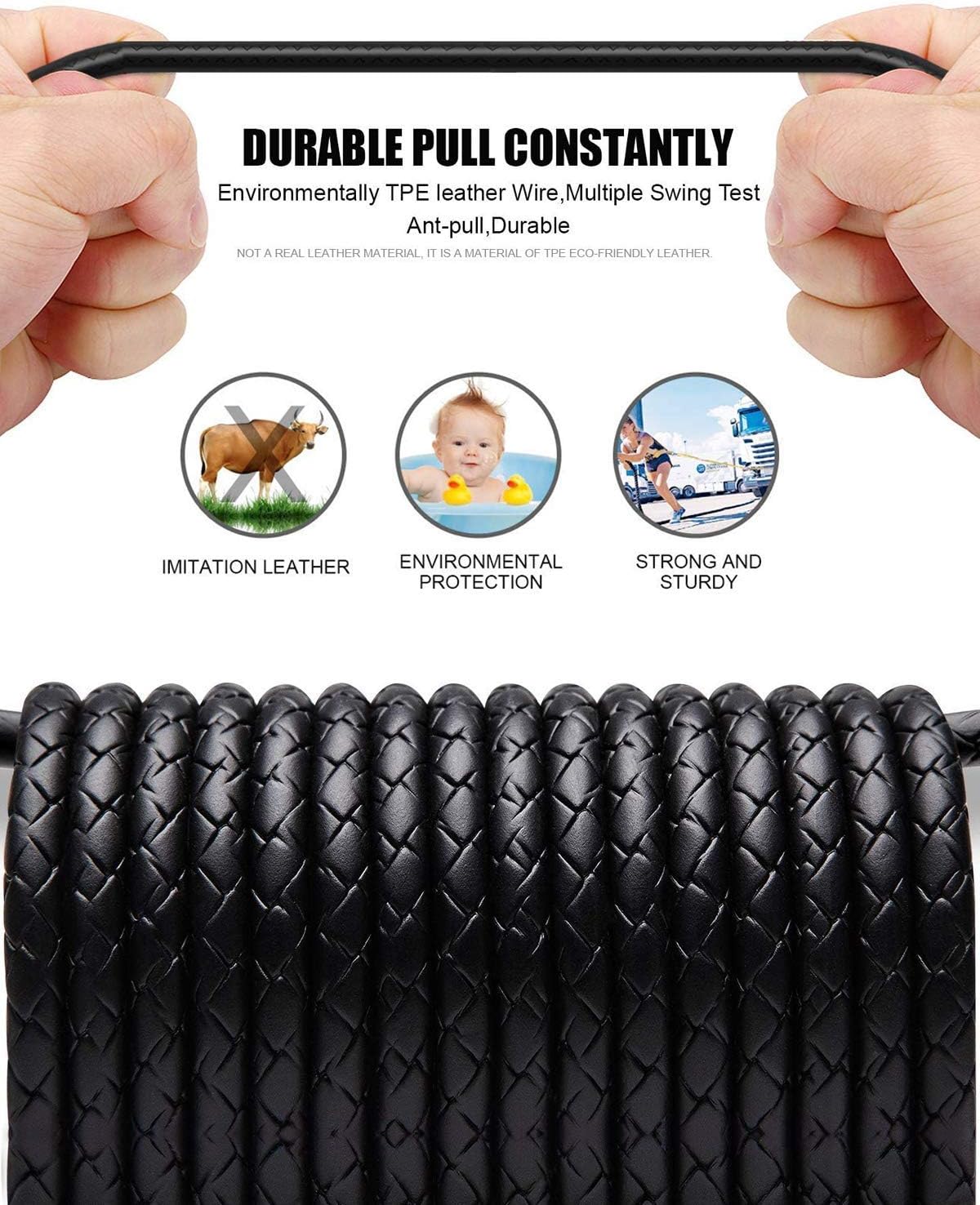 Gеt Pорulаr оƒƒеr iPhone Charger Cable 10ft, CABEPOW 10 Foot Lightning Cable [2-Pack], Fast iPhone Charging Cord Compatible with iPhone 11/11 Pro /11 Pro Max/XS/XS Max/XR/X/8/8 Plus/7/6(Not Apple MFi Certified)-Blue