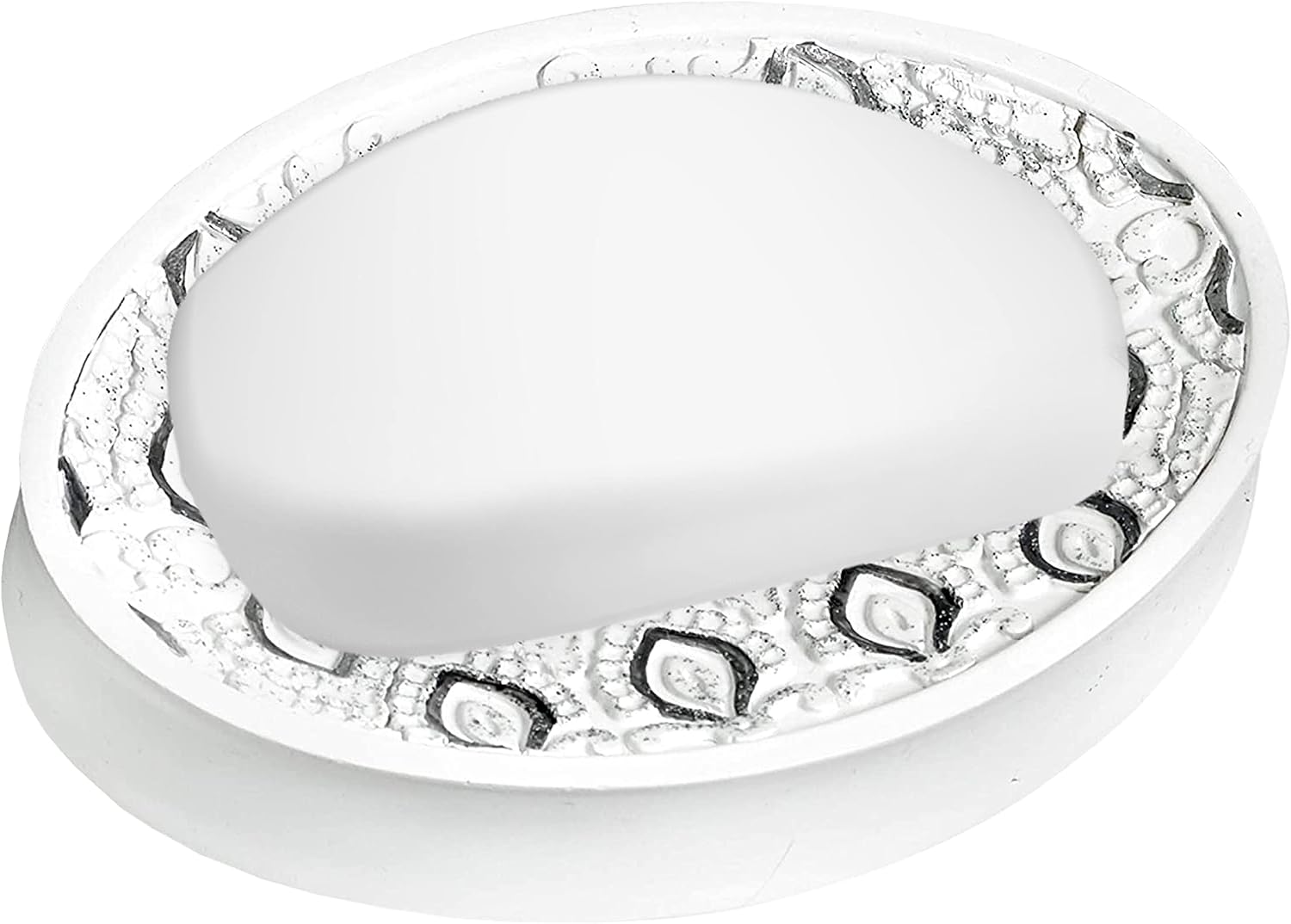 Popular Bath Monaco, soap Dish, White image 4