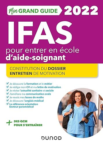 Mon Grand Guide IFAS 2022 pour entrer en école d'aide-soignant