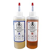 Vista 9 de Brampton - Epoxi multiusos, juego rápido de 30 minutos, kit de pegamento epoxi impermeable de 2 partes para azulejos, metal, cerámica, vidrio