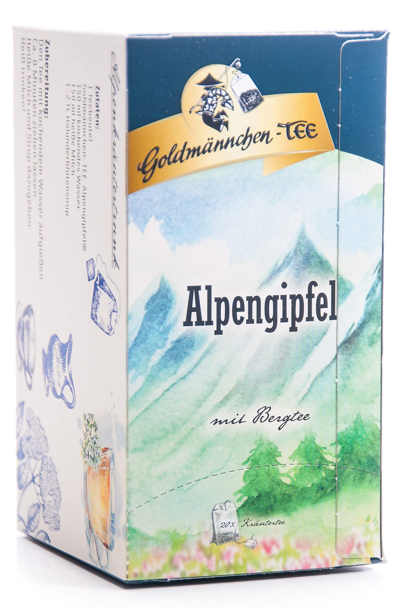 Goldm?nnchen-TEE Alpengipfel mit griechischem Bergtee 6er Pack