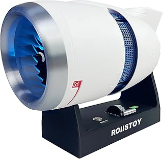 Boeing 747 Jet Engine Model High Rotation Speed with Realistic Thrust Reversal System Included Aviation Fan Gift Aviation Enthusiast Gift Home Desktop Decoration (Standard Shipping)
