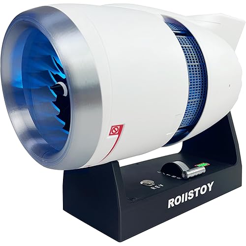 Boeing 747 Jet Engine Model High Rotation Speed with Realistic Thrust Reversal System Included Aviation Fan Gift Aviation Enthusiast Gift Home Desktop Decoration (Standard Shipping)