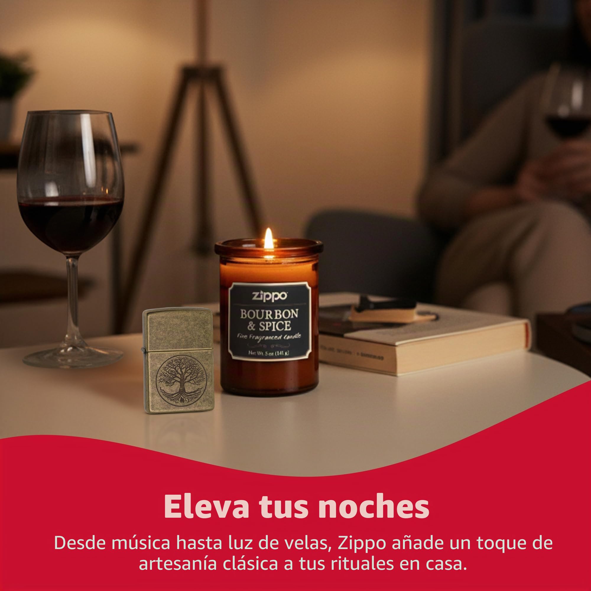 Encendedor Zippo Árbol de la Vida Normal - latón Antiguo