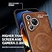 Pzwoxukhov Compatible with Huawei Pura 80 Ultra Case Cover,PU Leather，Shockproof Phone Case，Compatible with Huawei Pura 80 Ultra Case Brown