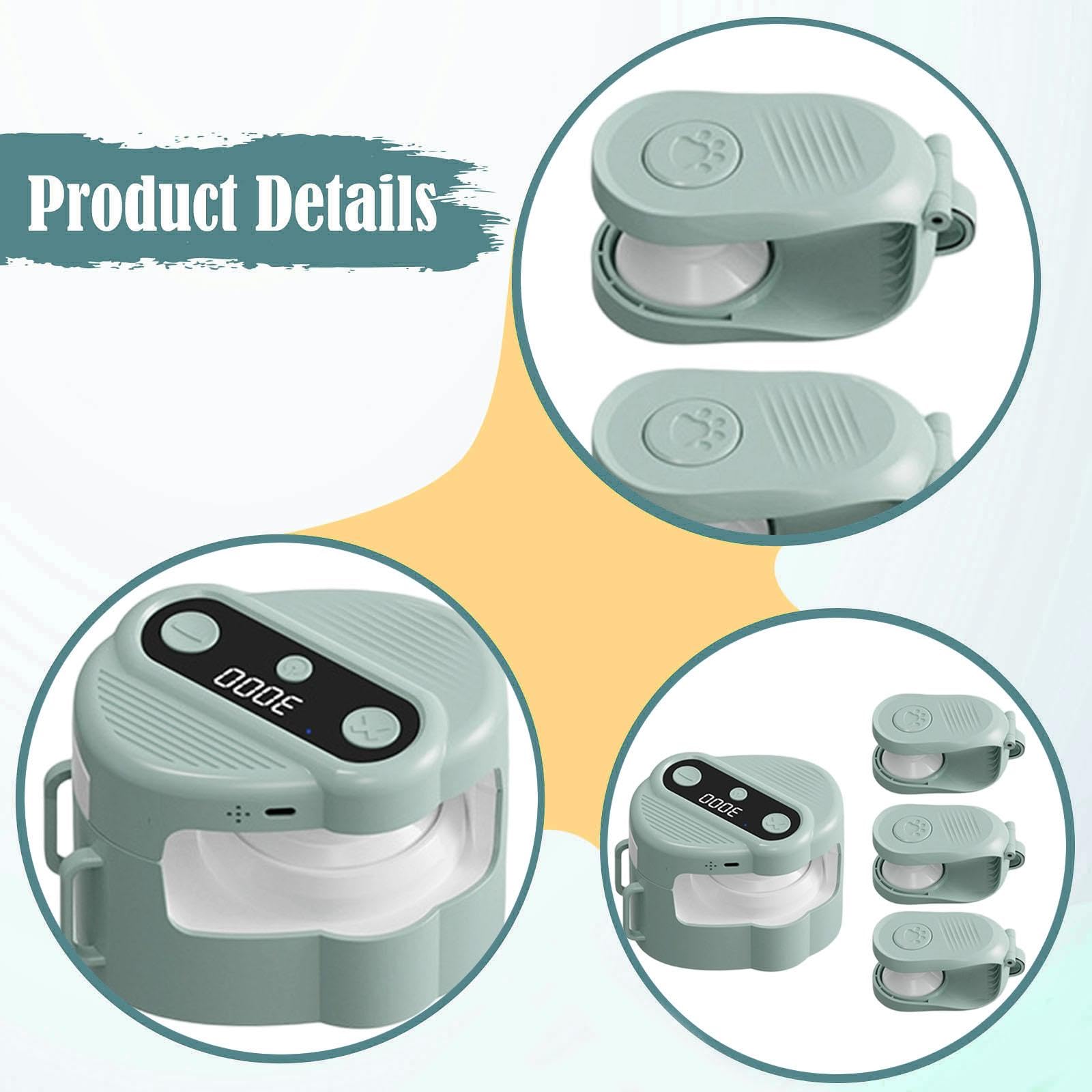 Juguete Interactivo para Gatos, Juguetes de Enriquecimiento para Gatitos, Sonido Analógico, Juego Automático, Velocidad Ajustable, Suministros Electró, Verde