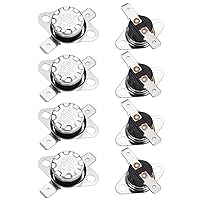 Vista 58 de uxcell KSD301 Termostato 221.0 °F/221 ° F 10 A Normalmente Cerrado N.C Ajuste Snap Disc Interruptor de temperatura para microondas, horno, cafeteras