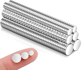 330 Stück Magnete Stark 3 Größe 100 Stück 5x1mm 110 Stück 4x1.5 mm 120 Stück 3x1mm Neodym Magnete Extra Stark, Magnete Stark Groß Runde Starker Magnete für Kühlschrank, Whiteboard, Magnettafel, Büro