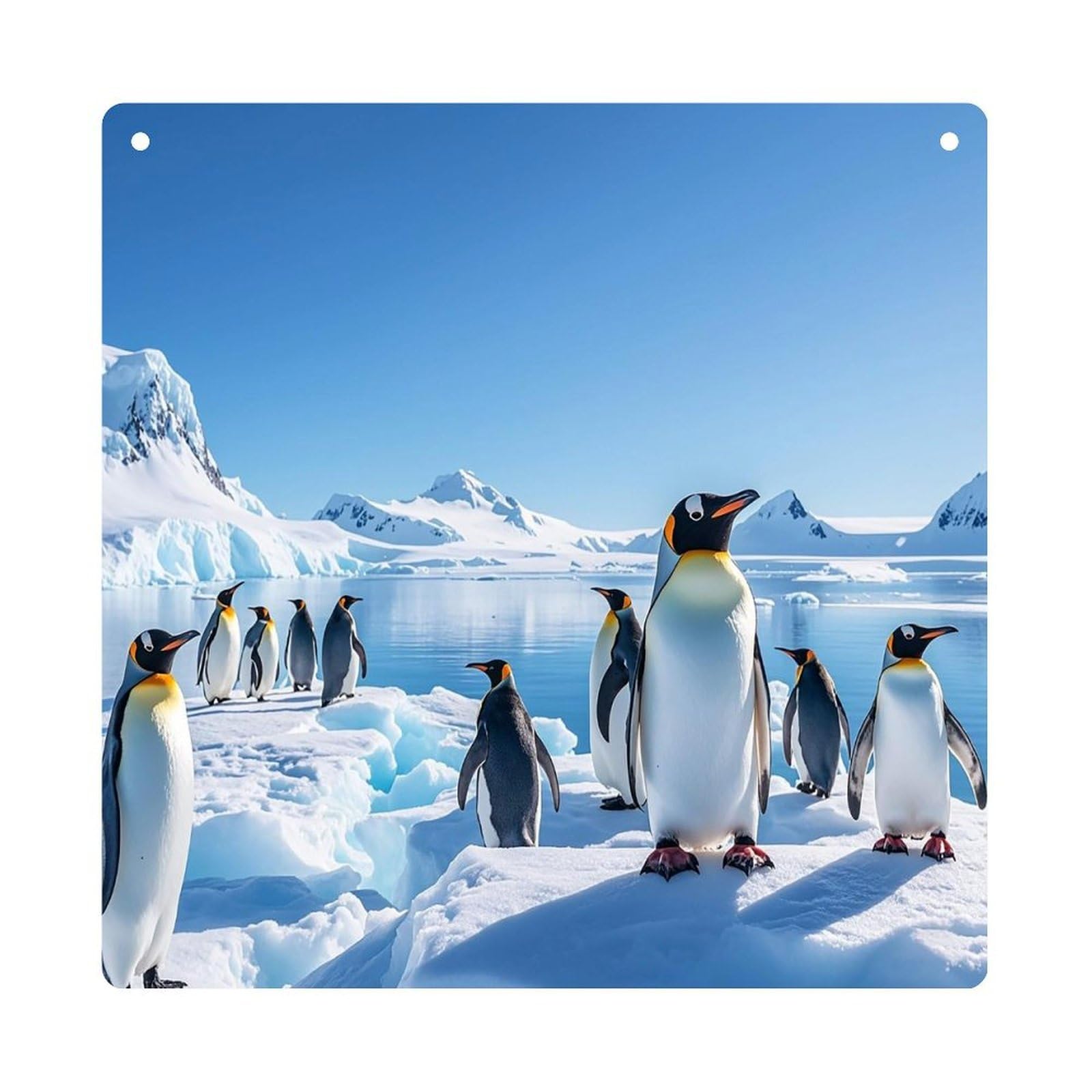 Penguin Antarctica Ice Hanging Ornament Wall Decor Pendant