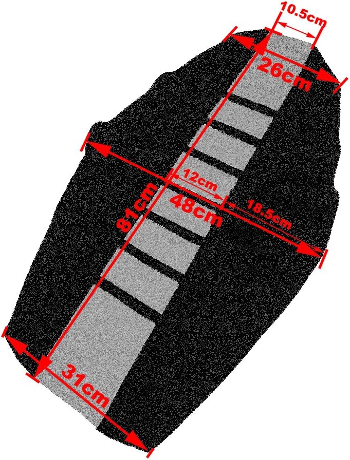 JFG RACING Red Universal Gripper Soft Seat Cover for All Bike Dirt Motorcycle : Automotive