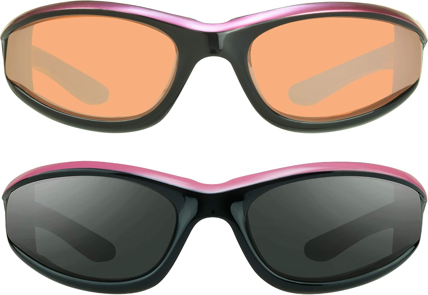Bikershades Pink Motorcycle Riding Wrap Sunglasses Women Foam Cushion Padded Wind Block Prevent Dry Eye Sky Dive Medium Size image 5