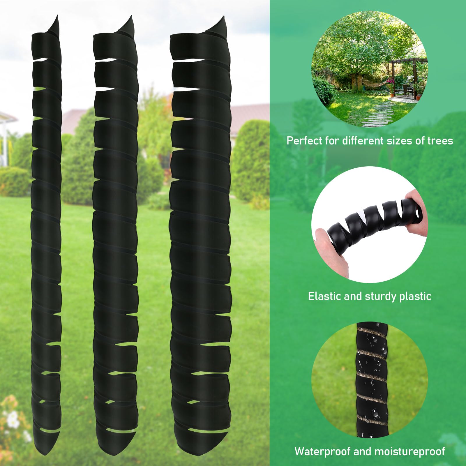 Grillage Anti Rongeur Lot De 10 Protections De Tronc D'arbre, Protections Pour Plantes Et Protection Tronc D'arbre