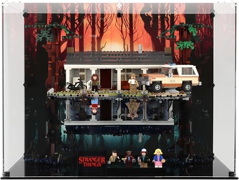 Display Case compatible with LEGO 75810 The Upside Down