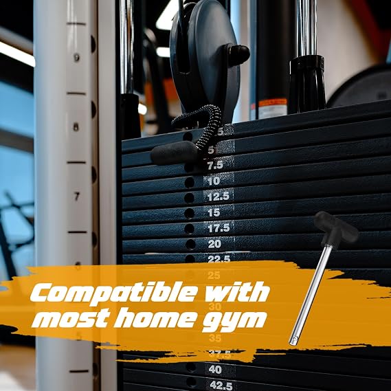 Weight Stack Pin, Weight Stack Replacement, T Handle Weight Pin, Universal Multifunction Gym Equipment Weight Machine Pin