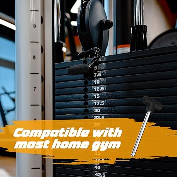 Weight Stack Pin, Weight Stack Replacement, T Handle Weight Pin, Universal Multifunction Gym Equipment Weight Machine Pin