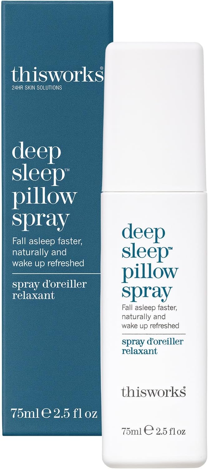 This Works Deep Sleep Pillow Spray, Infused with Lavender, Camomile and Vetivert - Science-Backed Natural Pillow Mist to Aid Sleep