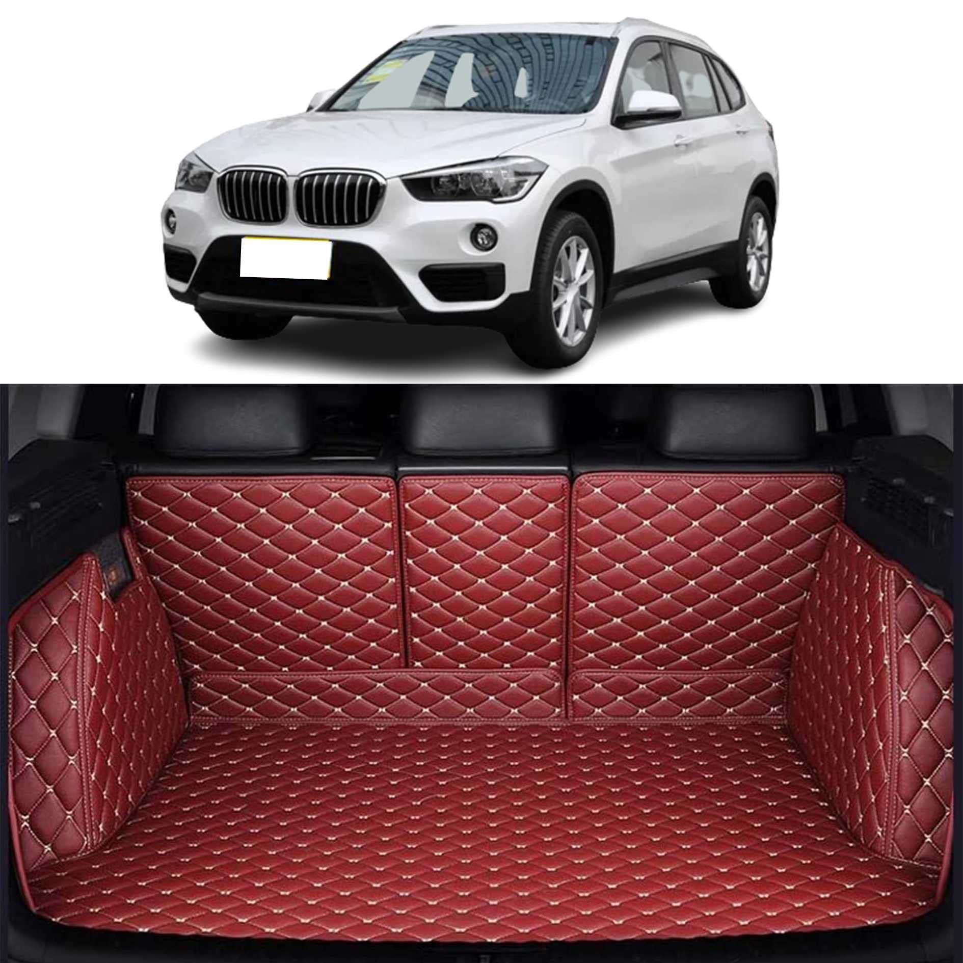 Amazon.co.jp: カスタム 車の トランクマット に適合する BMW X1 F48 