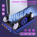 PS Portal Charger, P5 Stand and Cooling Station with RGB LED Controller Charging Dock Accessories, P5 Edge Controller and PS Portal Charger, Headset and Remote Holders