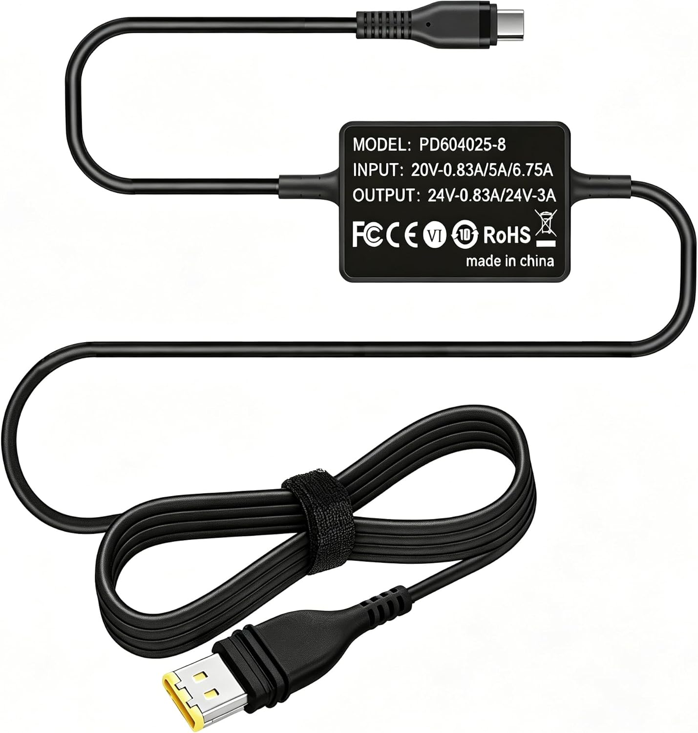 20V CPAP Power Cord for ResMed AirSense 11 AirCurve 11 Elite 39205 & AirMini CPAP Machines Power， CPAP Charger DC Coverter Cable Fit PD 20v Charging Head/ 65W Battery Backup/Power Station/Power Bank