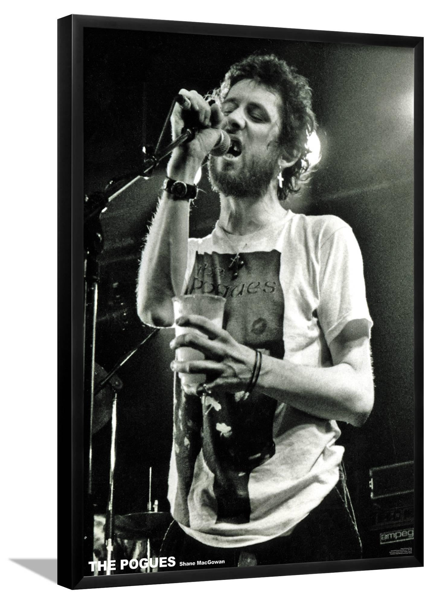 Amazon.com: AllPosters Wall Poster The Pogues- Shane MacGowan Live