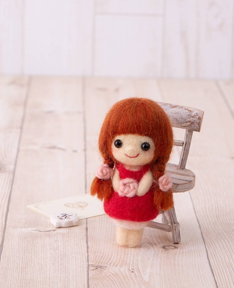 羊毛フェルト　可愛い頭の女の子 61OzukHzVrL._AC_UL210_SR210,