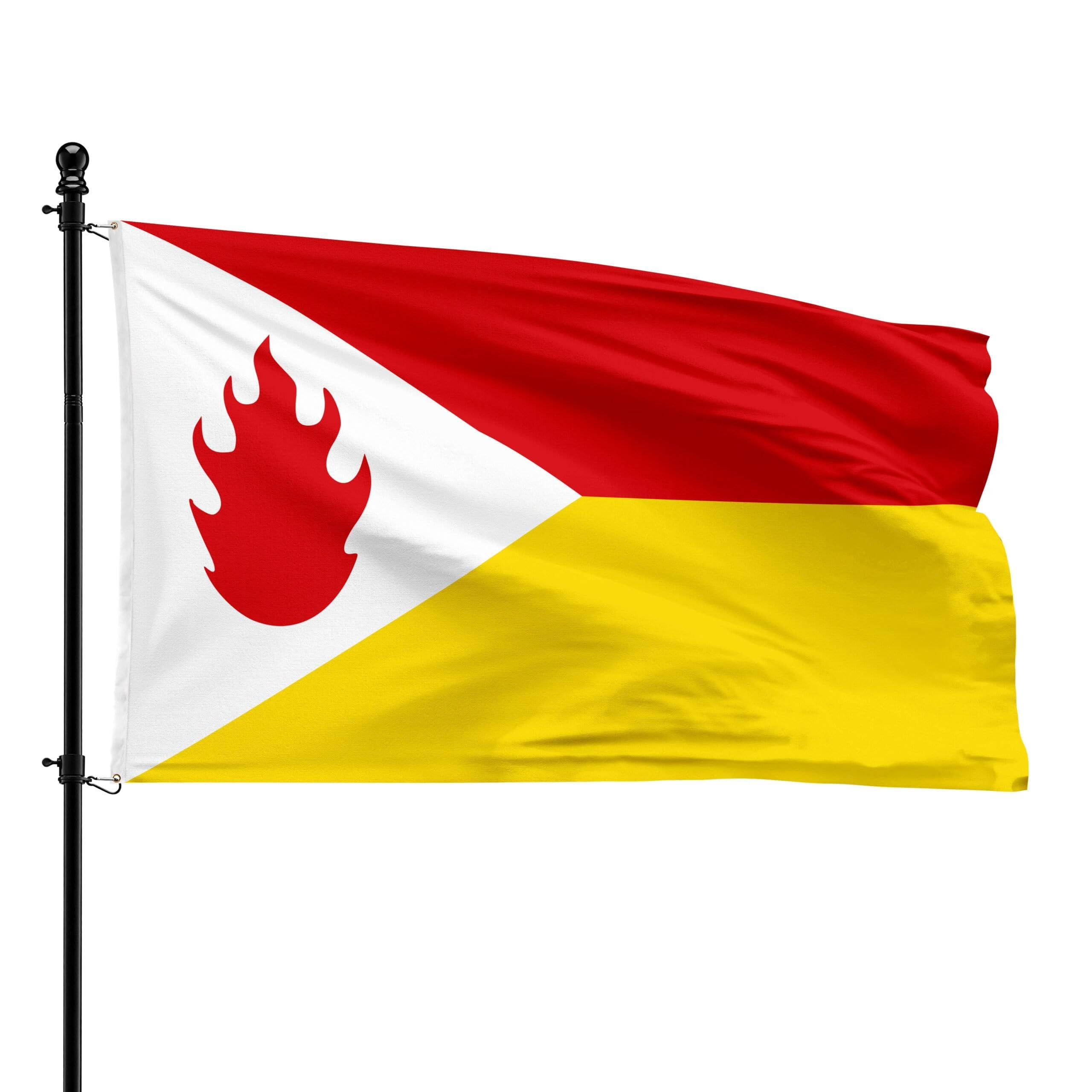 Bandera de Tintigny 90x150 cm oficial del municipio belga