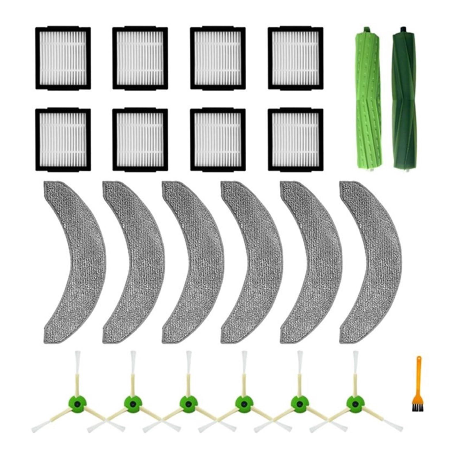 Compatibile Con IRobot Roomba Combo J7+ Robot Aspirapolvere Spazzola Laterale Principale Filtro HEPA Accessorio for Pezzi Di Ricambio In Tessuto for Mop