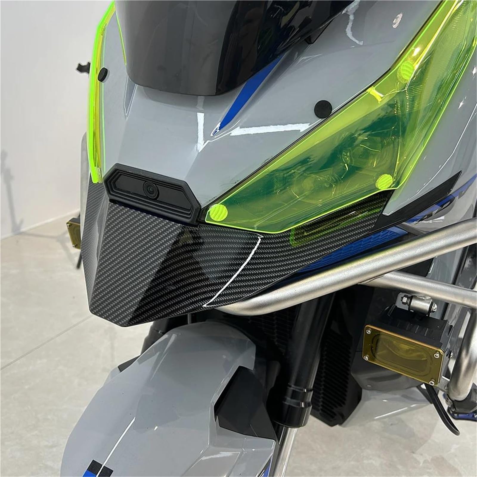 Spoiler Aerodinamico Ad Aletta Per ZONTES 368G 368-G G368 | Aletta carenatura copertura ruota estensione cono naso parafango anteriore motociclo(Style 2)