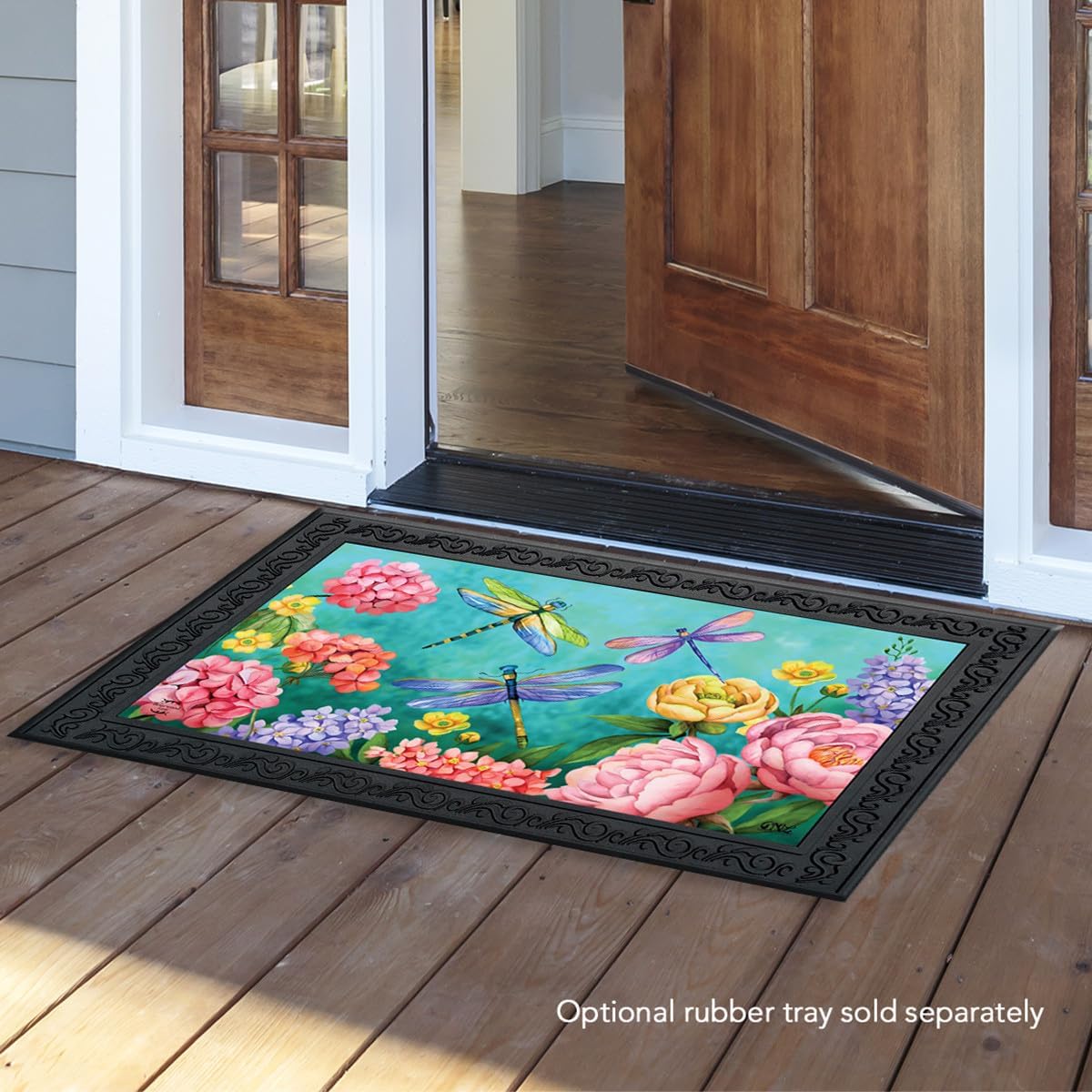 Briarwood Lane Dragonfly Garden Spring Doormat