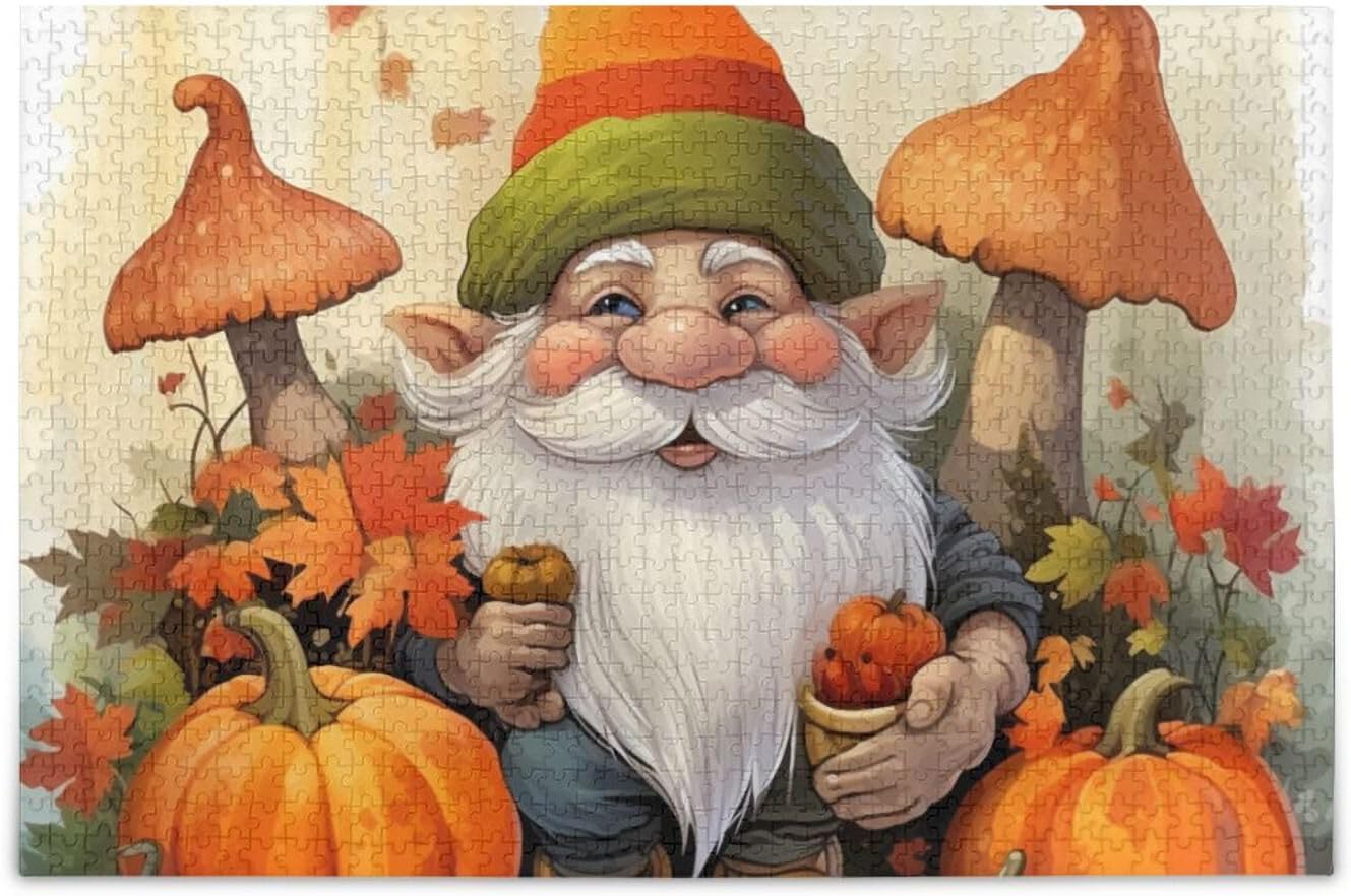 Happy Christmas Jigsaw Puzzle for Kids Adults 1000 Piece Wooden Puzzle Educational Games Toy Gifts Home Decor