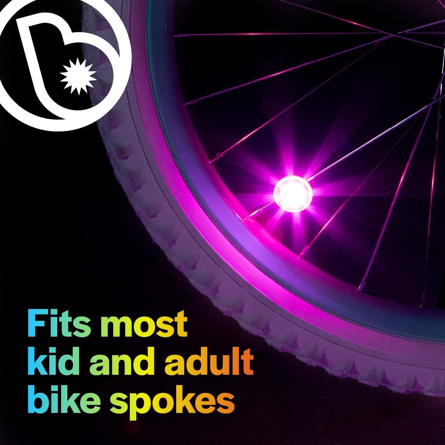 Brightz OrbitBrightz LED Mini Clip-On Bike Spoke Wheel Lights, 4-Pack image 4