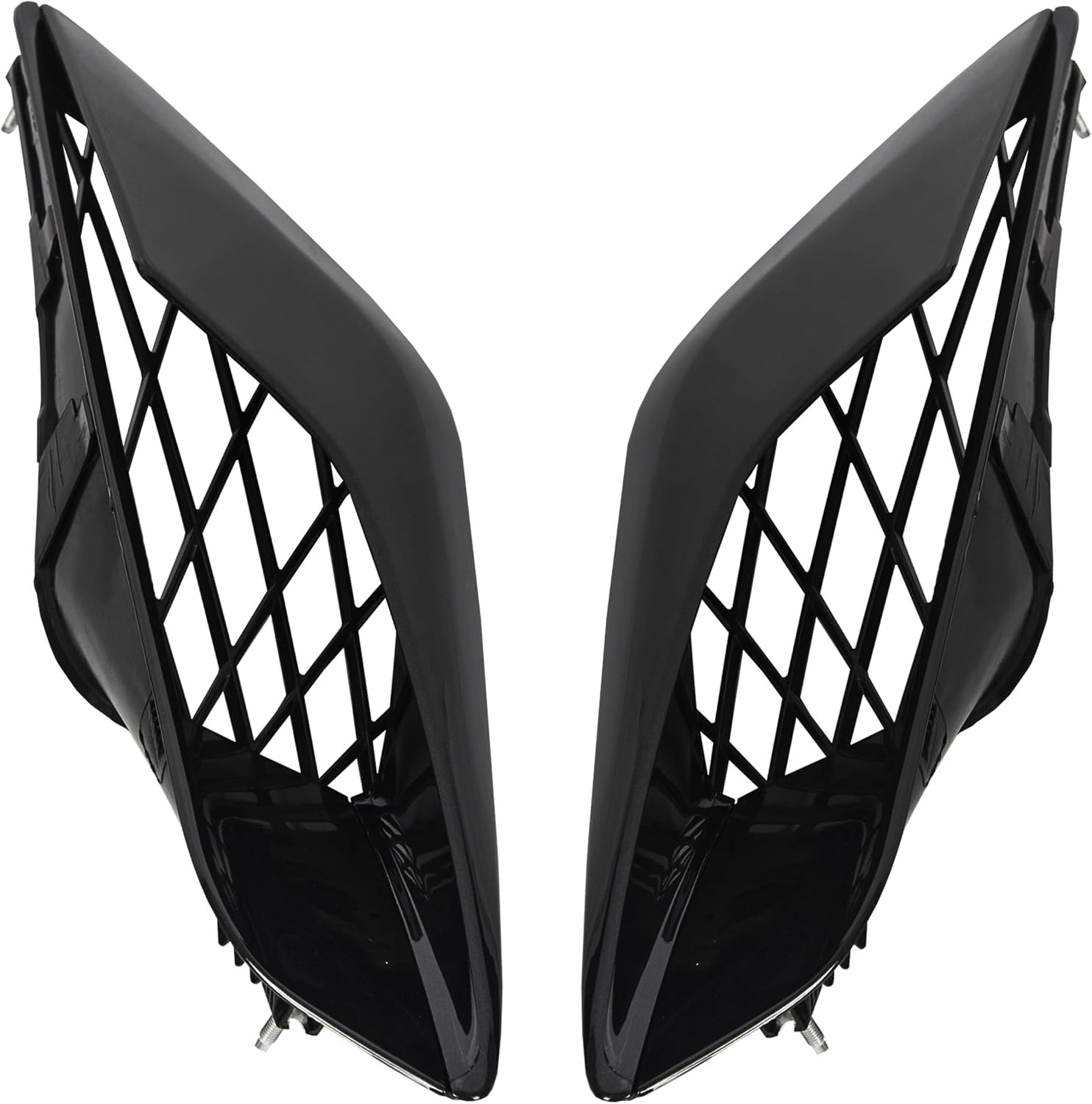 ALMULOO Rear Upper Quarter Panel Vents Compatible with 2014-2019 Chevrolet Corvette C7 Z06 Panel Scoops ABS Plastic