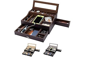 Tenuto 2 for Men: The Ultimate Valet Box Organizer for Refined Gentlemen