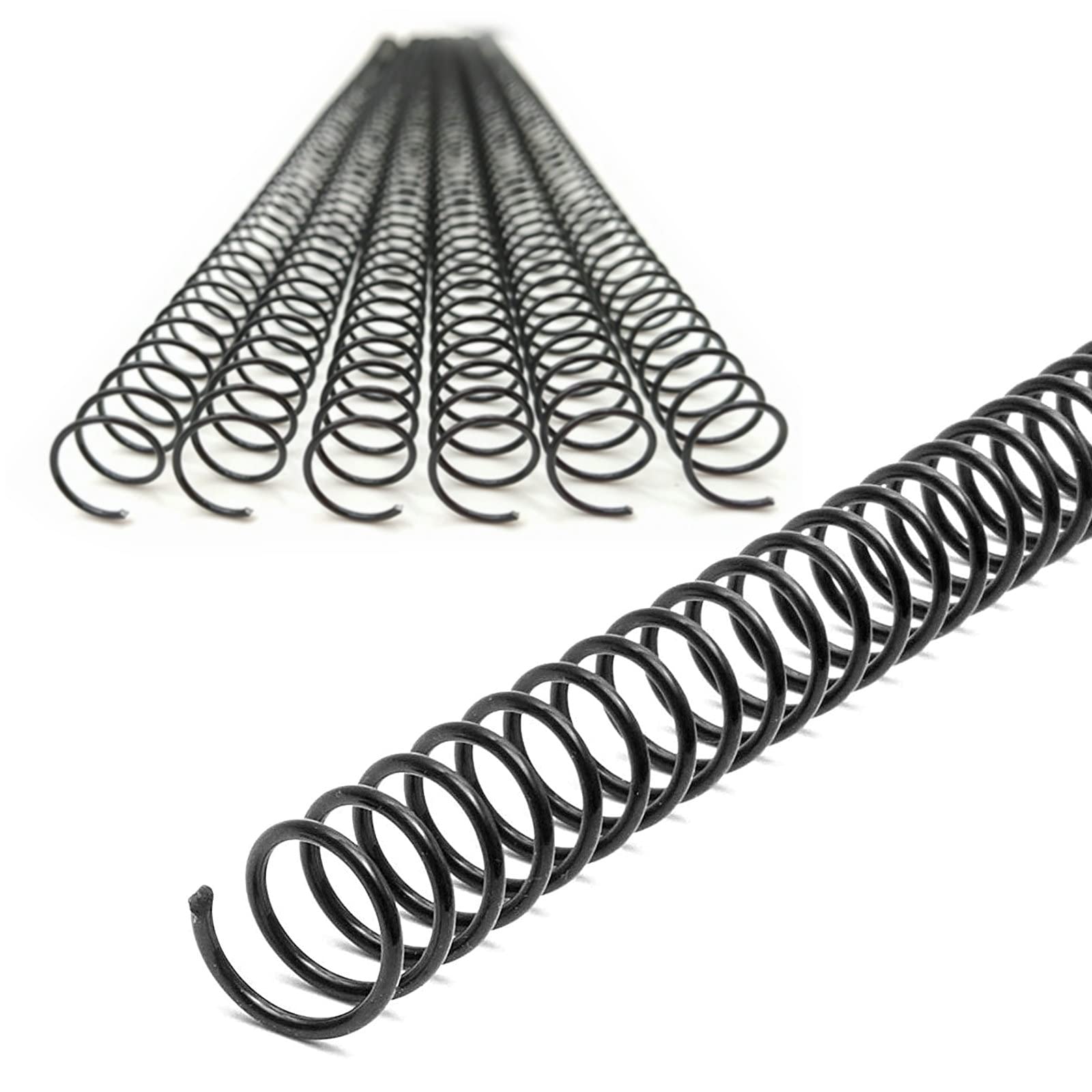 20 Pcs 30 Hole Loose-Leaf Plastic Binding Plastic Binding Ring Ring Spring Spiral Rings for A4 Paper Book Album Binding