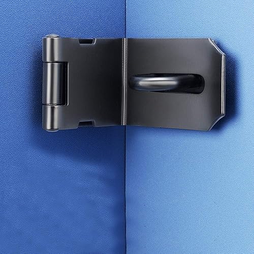 Miniatura 4 de Cerradura de bloqueo de acero inoxidable de 90 grados en ángulo recto, cierre de puerta de seguridad para empujar/deslizar/puerta de granero, 0.079