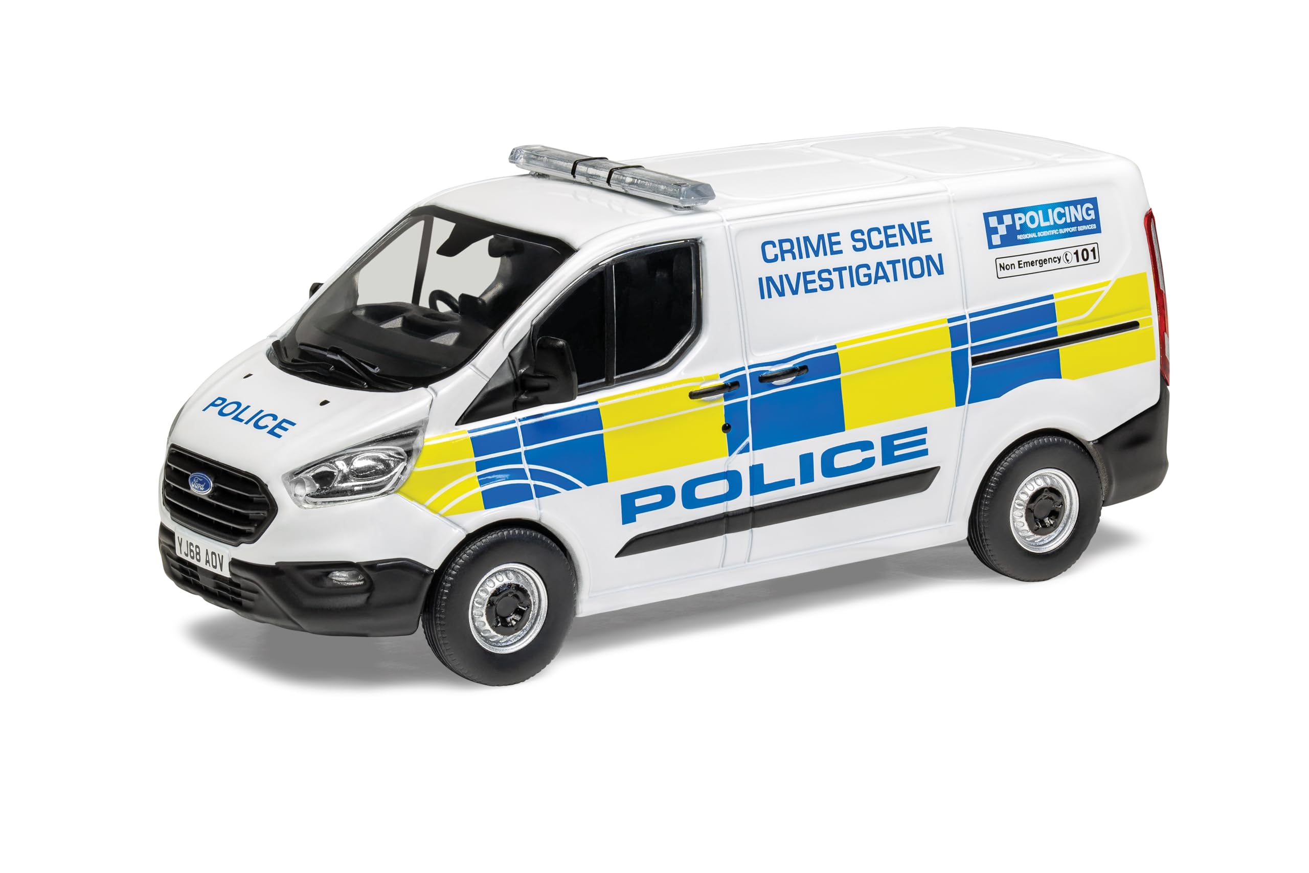 Corgi Vanguards 1:43 SCALE VA15103 Ford Transit Custom Leader W Yorkshire Police