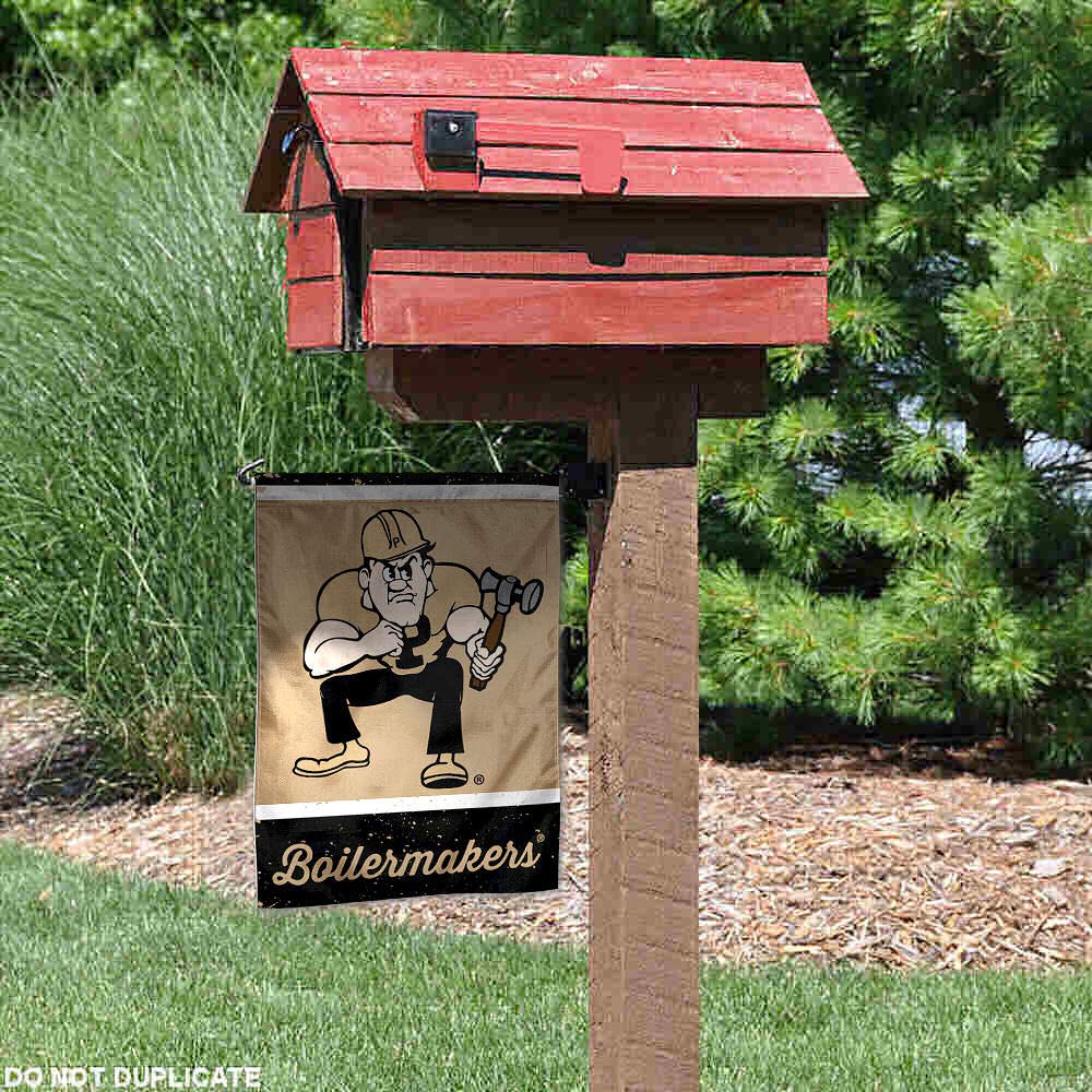 WinCraft Purdue Throwback Vintage Garden Flag – 12x18 Inches, Double Stitched, Officially Licensed - View #5