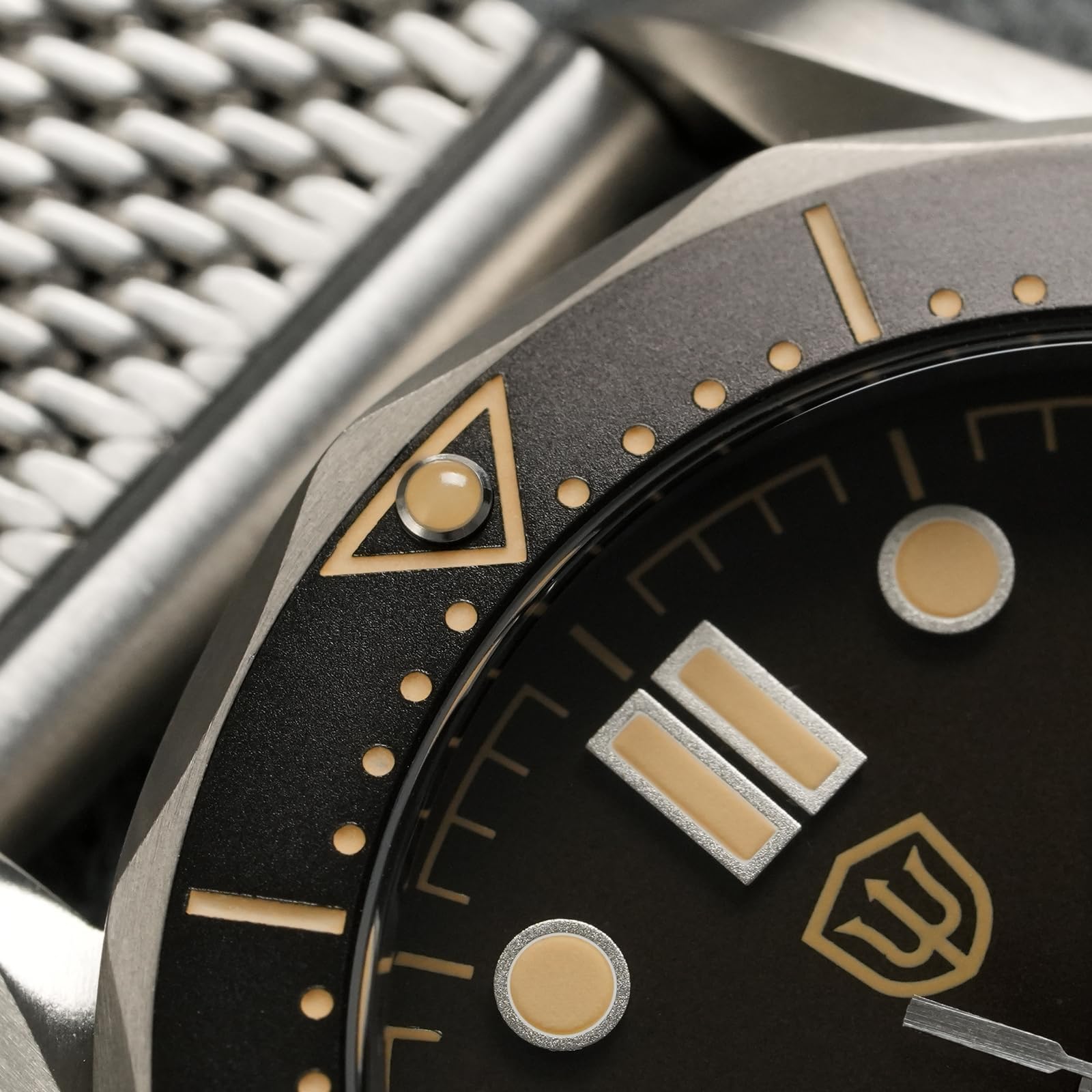 watchdives WD007 Automatyczny zegarek do nurkowania, tytanowy, męski, mechanizm mechaniczny, wysokiej częstotliwości, PT5000, klasa 2, tytanowa koperta, szafirowe szkło, wodoodporny do 200 m, BGW9